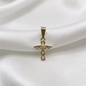 DIJE INSIGNIA MEDICINA MICROCIRCON ORO LAMINADO 18K