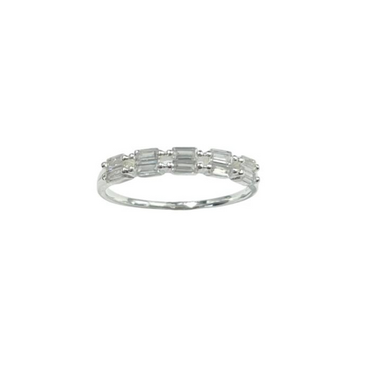 ANILLO  CON CIRCONES PLATA LEY 925