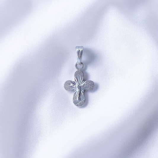DIJE PLATA DIAMANTADO CRISTO
