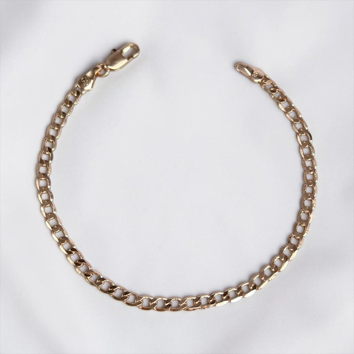 PULSERA CUBANA ORO LAMINADO 18K