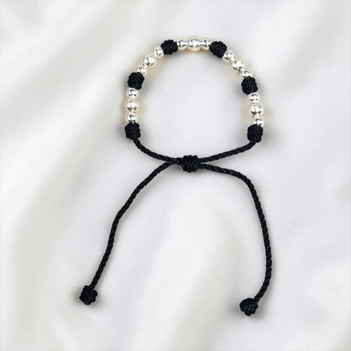 PULSERA PLATA TEJIDA