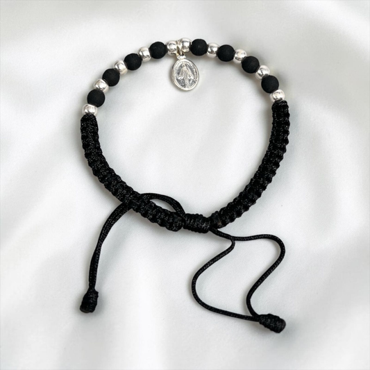 PULSERA PLATA TEJIDA