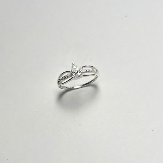 ANILLO SOLITARIO PLATA CIRCONES TAILANDES