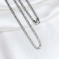 CADENA PLATA BISMARK 45CM LARGO