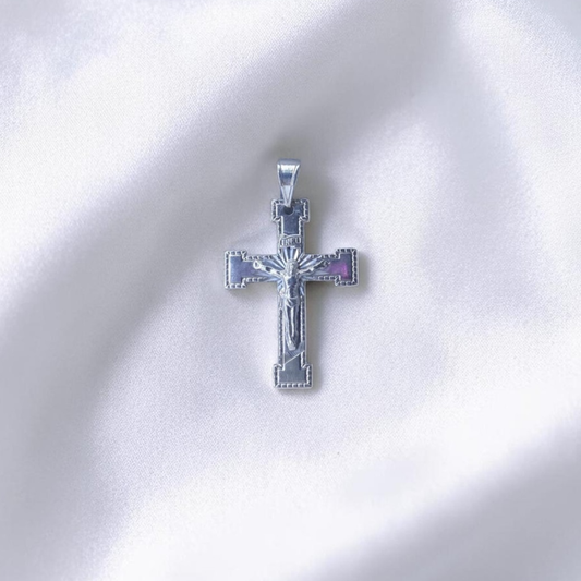 DIJE PLATA DIAMANTADO CRISTO