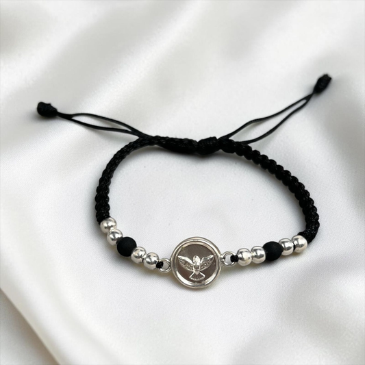 PULSERA PLATA TEJIDA