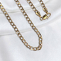 CADENA CUBANA ORO LAMINADO 18K