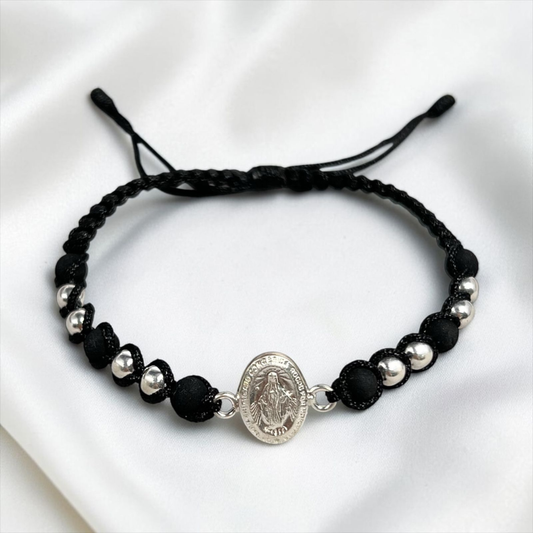 PULSERA PLATA TEJIDA