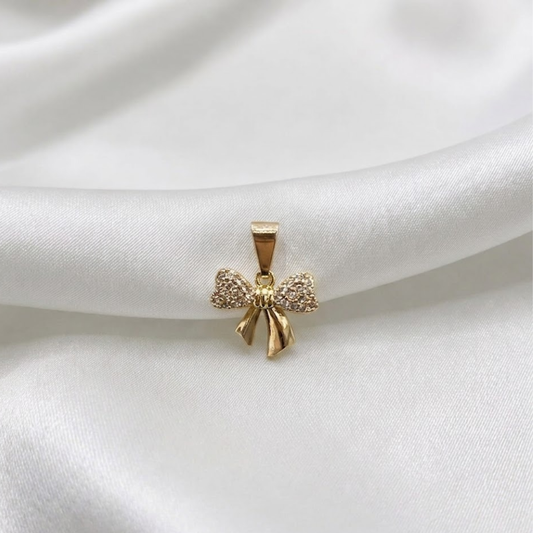 DIJE MOÑO MICROCIRCON ORO LAMINADO 18K