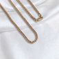 CADENA CUBANA ORO LAMINADO 18K