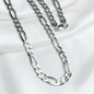 CADENA PLATA FIGARO 70CM LARGO