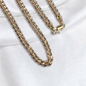 CADENA CUBANA ORO LAMINADO 18K