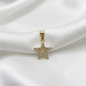 DIJE ESTRELLA MICROCIRCON ORO LAMINADO 18K