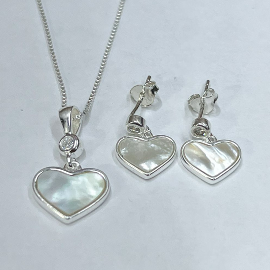 JUEGO DE PLATA CORAZÓN