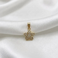 DIJE ESTRELLA CORAZONES MICROCIRCON ORO LAMINADO 18K