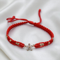 PULSERA ORO LAMINADO 18K FLOR TEJIDA