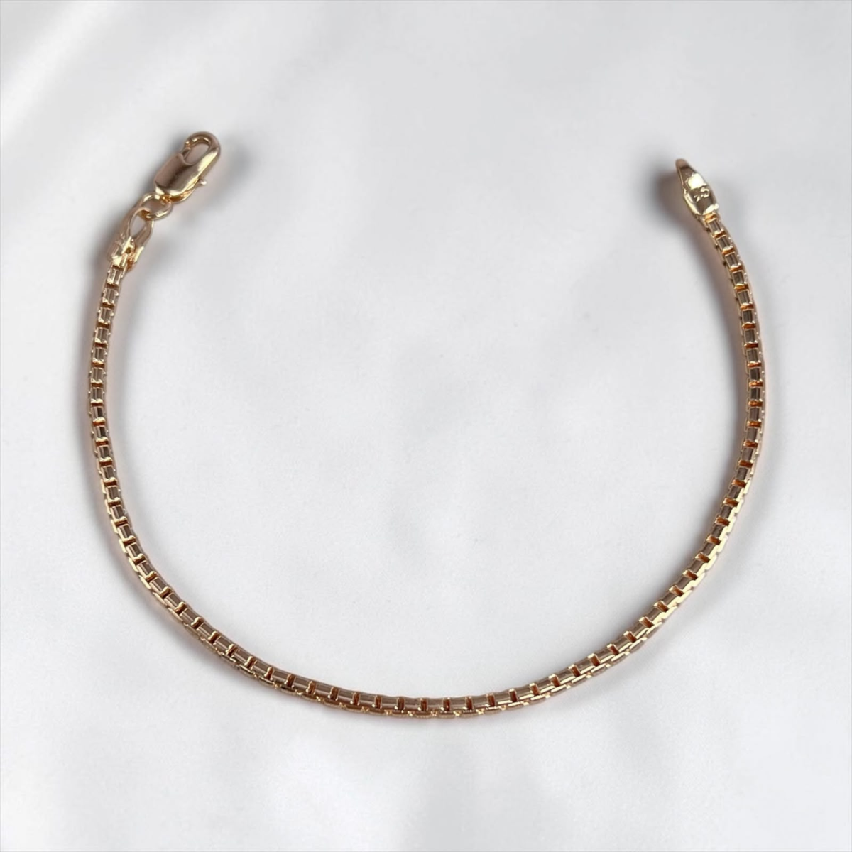 PULSERA VENECIANA ORO LAMINADO 18K