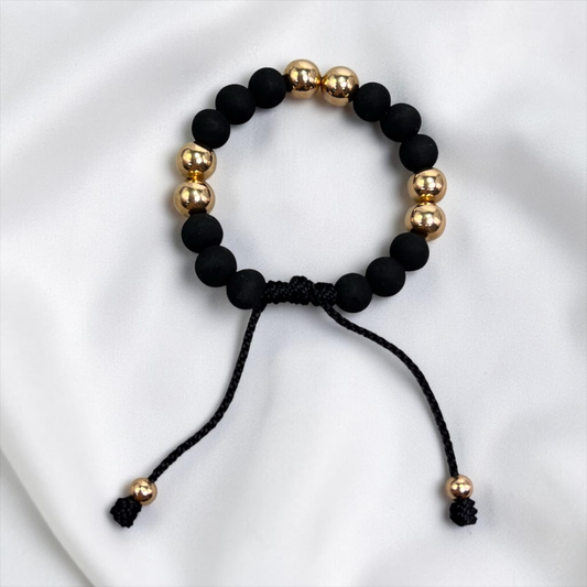 PULSERA ORO LAMINADO 18K TEJIDA
