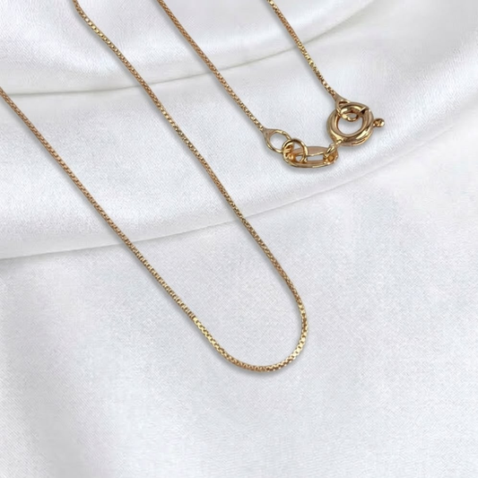 CADENA VENECIANA ORO LAMINADO 18K