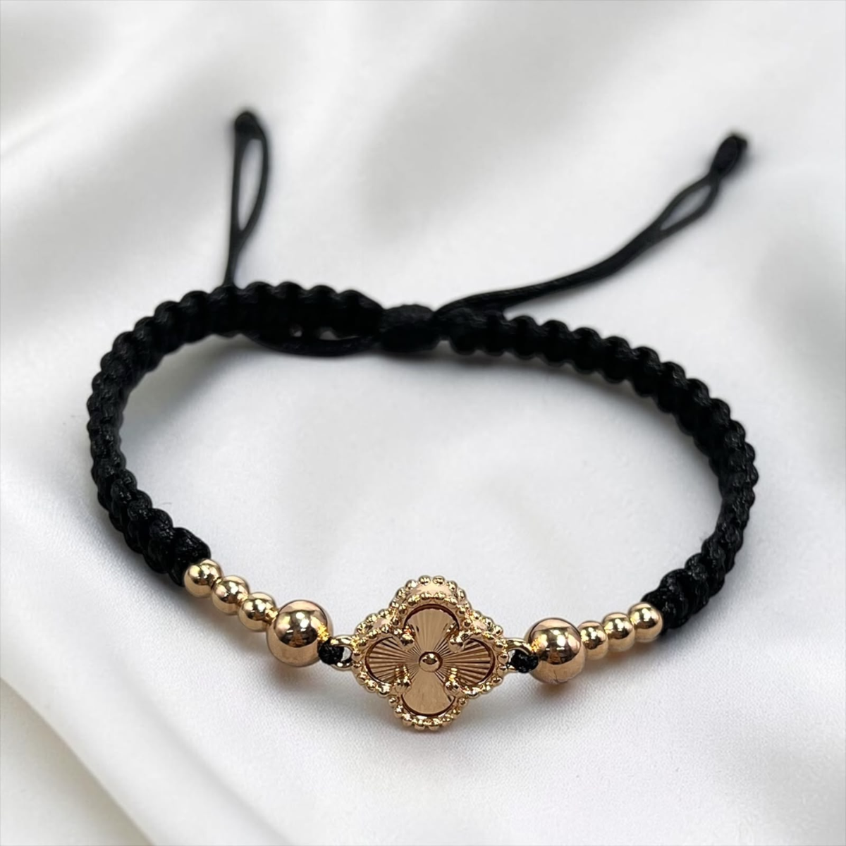 PULSERA ORO LAMINADO 18K VANCLEEF TEJIDA