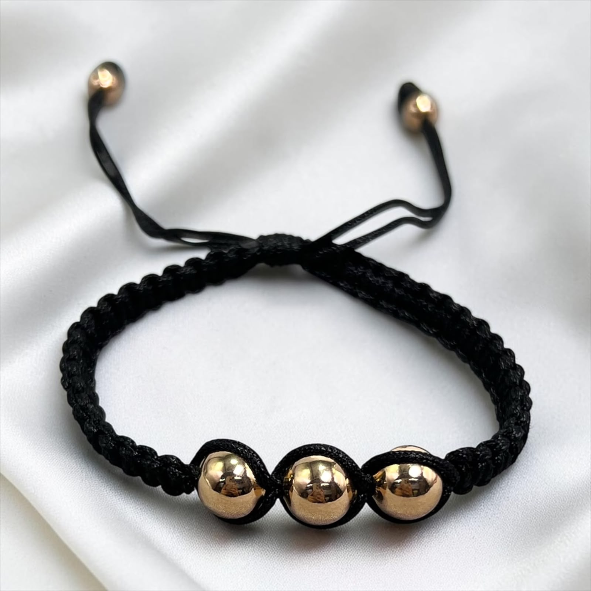 PULSERA ORO LAMINADO 18K TEJIDA