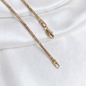 CADENA LAZO ORO LAMINADO 18K