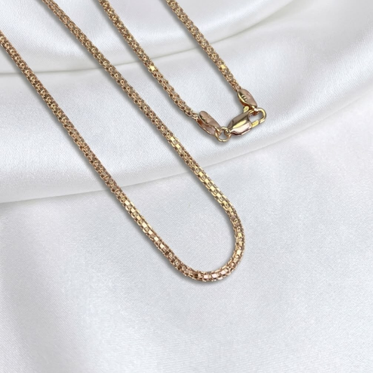 CADENA CHINESCA ORO LAMINADO 18K
