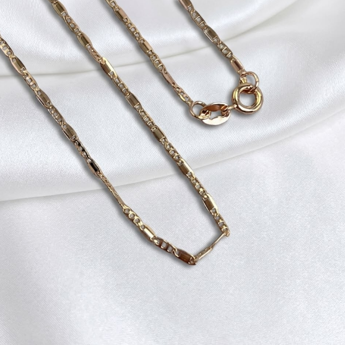 CADENA PLANA ORO LAMINADO 18K