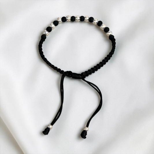 PULSERA PLATA TEJIDA