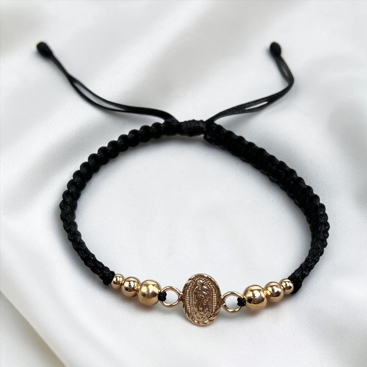 PULSERA ORO LAMINADO 18K GUADALUPE TEJIDA