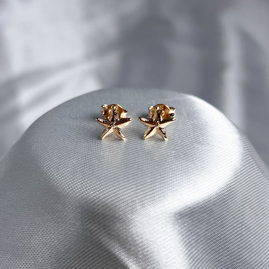 TOPO ESTRELLA MAR MINI ORO LAMINADO 18K
