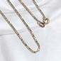 CADENA ESCALERA ORO LAMINADO 18K