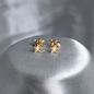 TOPO ESTRELLA DIAMANTADA ORO LAMINADO 18K