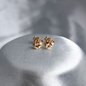 TOPO TREBOL 4 PETALOS MINI ORO LAMINADO 18K