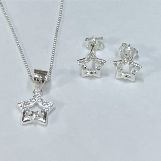JUEGO DE PLATA ESTRELLA