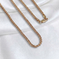 CADENA CUBANA ORO LAMINADO 18K