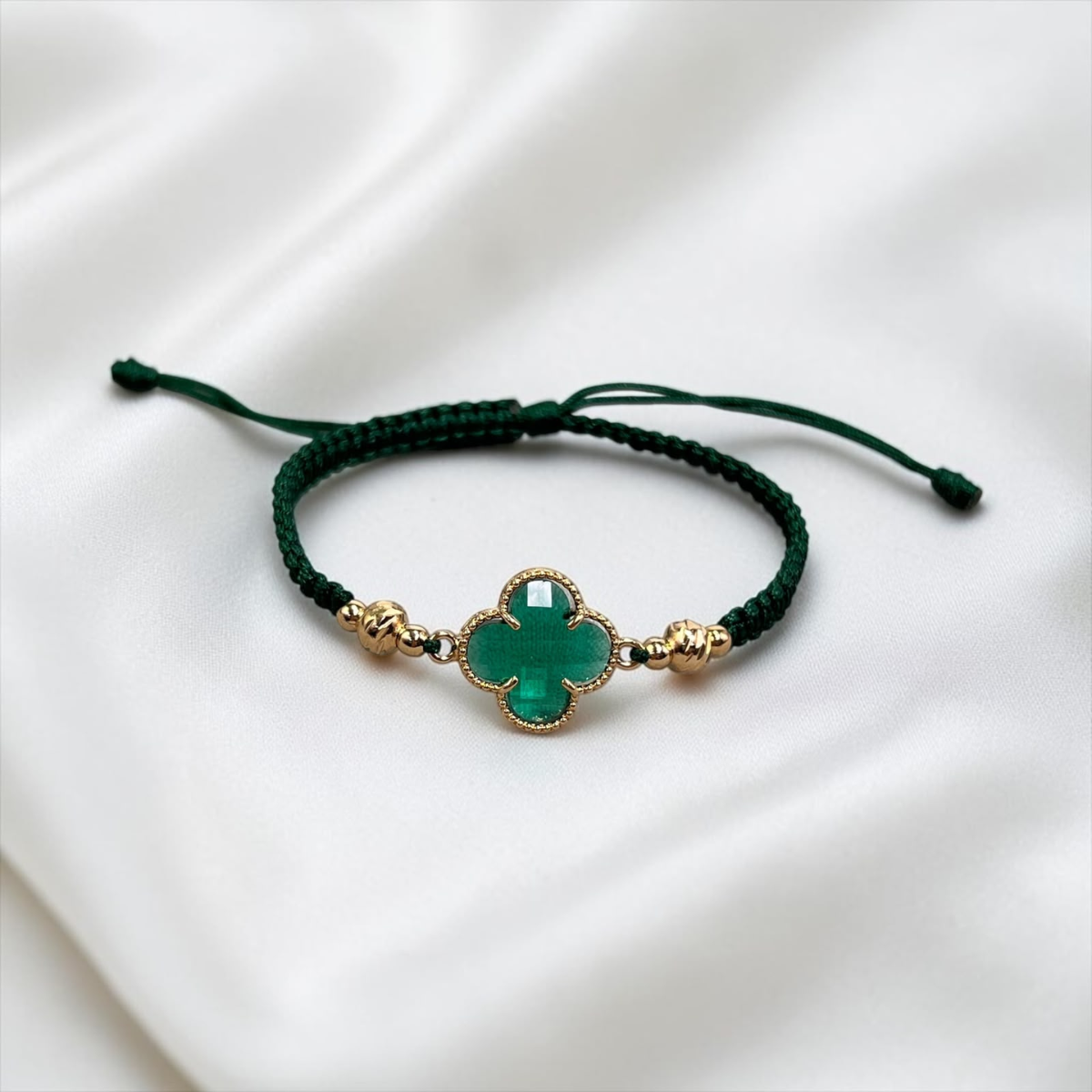 PULSERA ORO LAMINADO 18K VANCLEEF TEJIDA
