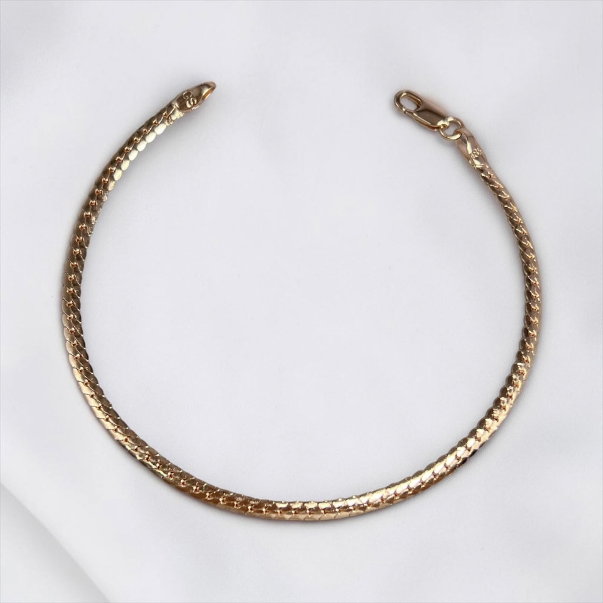 PULS CUBANA RIGIDA ORO LAMINADO 18K
