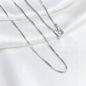 CADENA PLATA VENECIANA 45CM LARGO