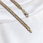 CADENA CUBANA ORO LAMINADO 18K