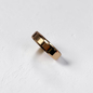 ARGOLLA MACIZA BORDE DIAMANTADO ORO LAMINADO 18K