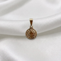 DIJE SAN BENITO ORO LAMINADO 18k