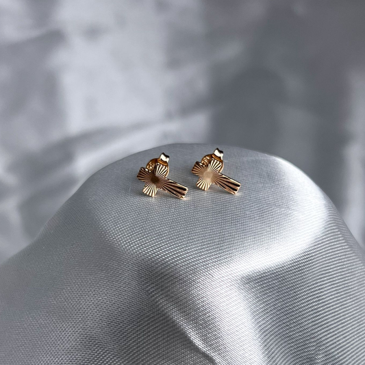 TOPO CRUZ DIAMANMATADA ORO LAMINADO 18K