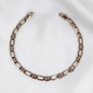PULSERA ESLABON FIGARO ORO LAMINADO 18K