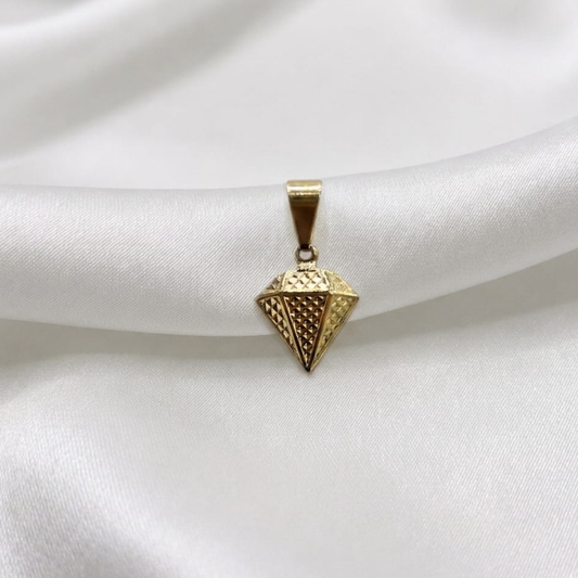 DIJE DIAMANTE ORO LAMINADO 18K