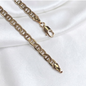CADENA ESCALERA ORO LAMINADO 18K