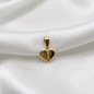 DIJE ABECEDARIO CORAZON MINI ORO LAMINADO 18K