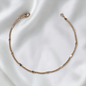 TOBILLERA CORAZÓN ORO LAMINADO 18K