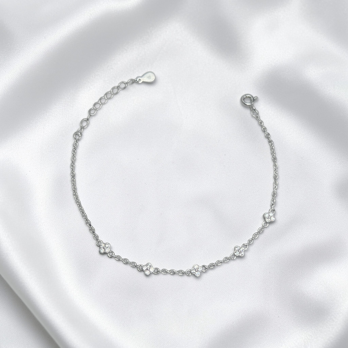 PULSERA PLATA CIRCONES TAILANDES