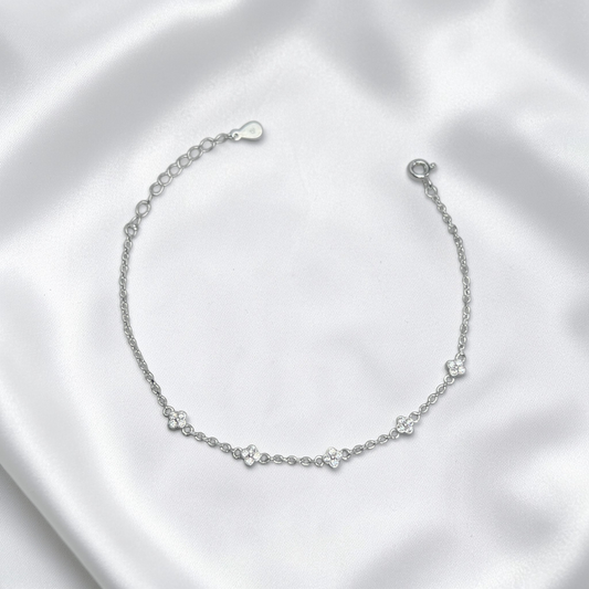 PULSERA PLATA CIRCONES TAILANDES